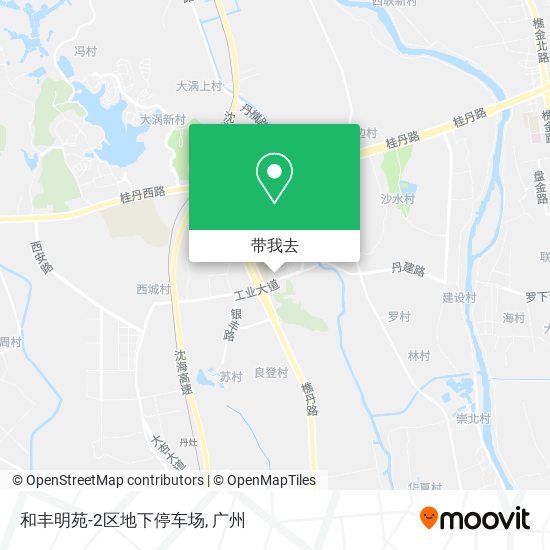 和丰明苑-2区地下停车场地图