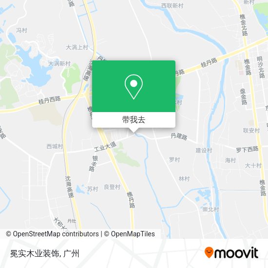 冕实木业装饰地图