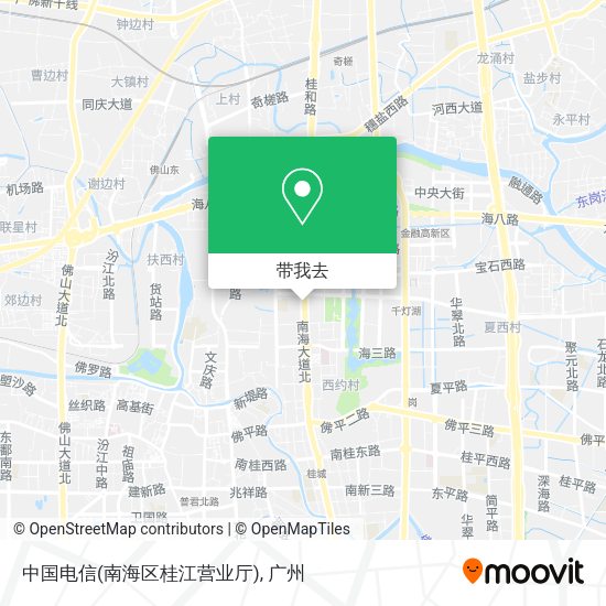 中国电信(南海区桂江营业厅)地图