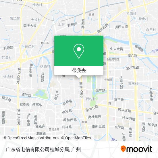 广东省电信有限公司桂城分局地图