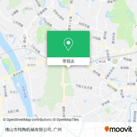 佛山市纯陶机械有限公司地图