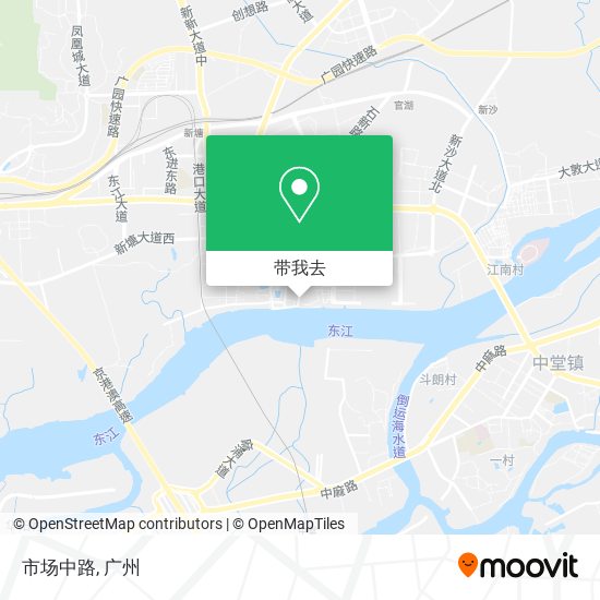 市场中路地图