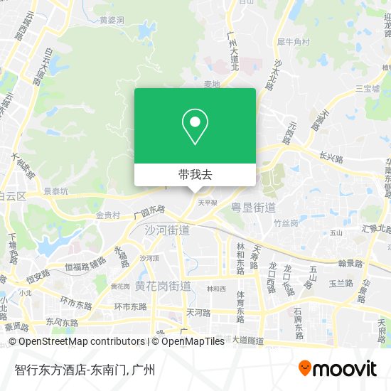 智行东方酒店-东南门地图