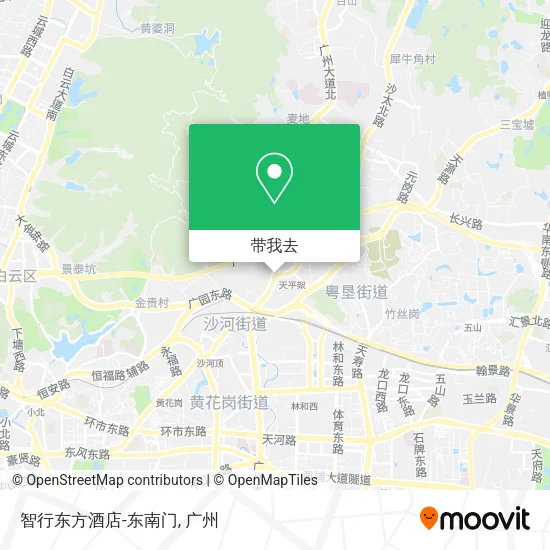 智行东方酒店-东南门地图