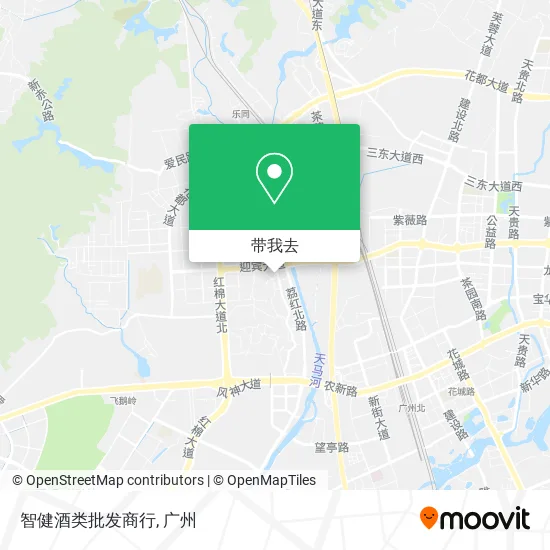 智健酒类批发商行地图