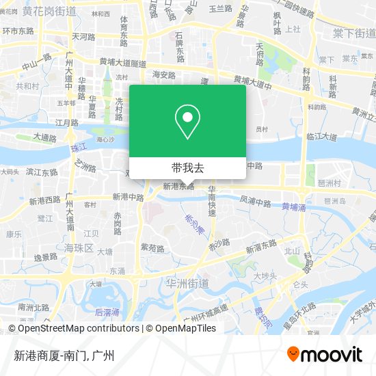 新港商厦-南门地图