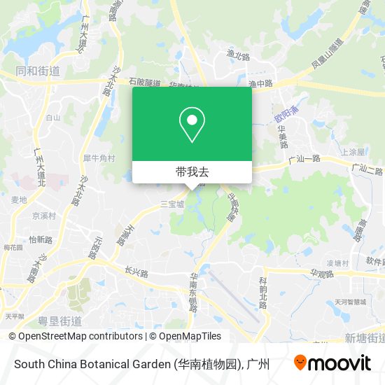 South China Botanical Garden (华南植物园)地图