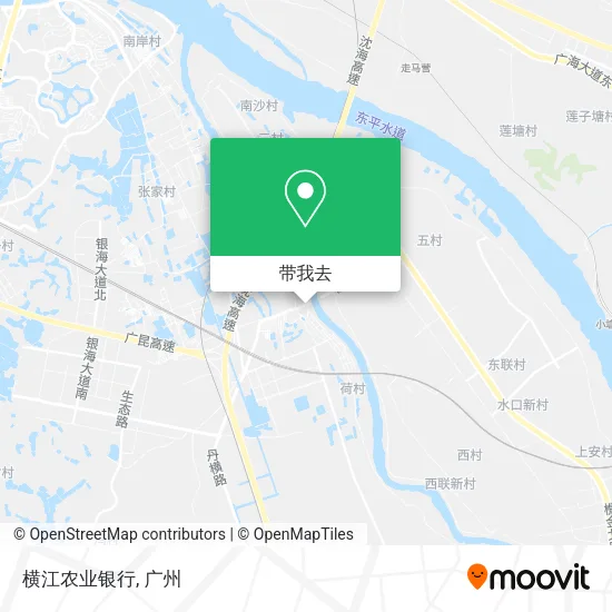 横江农业银行地图