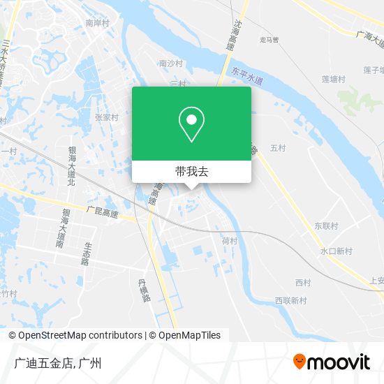 广迪五金店地图