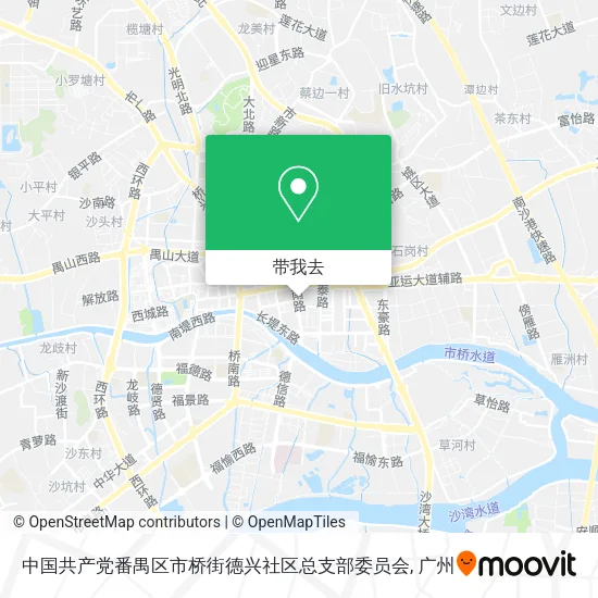 中国共产党番禺区市桥街德兴社区总支部委员会地图