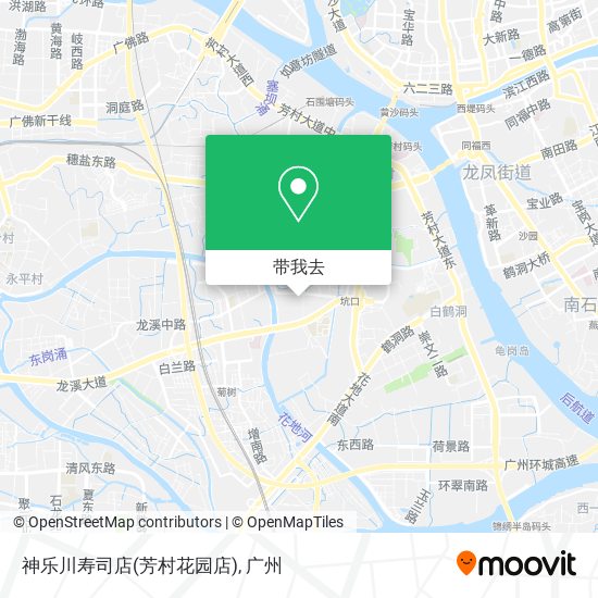 神乐川寿司店(芳村花园店)地图