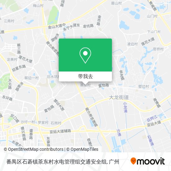 番禺区石碁镇茶东村水电管理组交通安全组地图