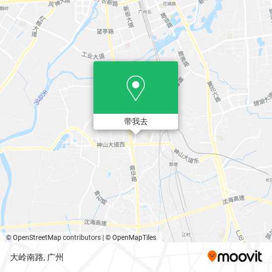 大岭南路地图