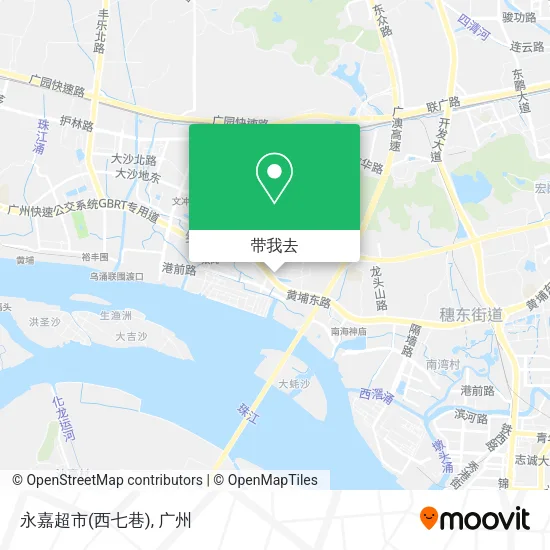 永嘉超市(西七巷)地图