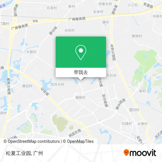 松夏工业园地图