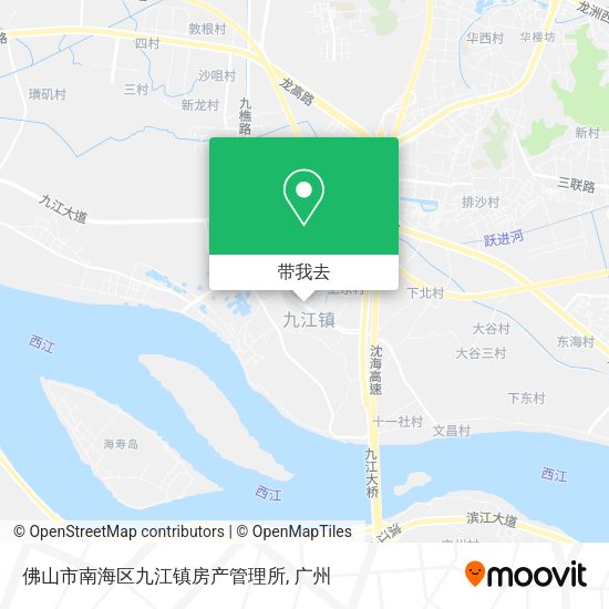佛山市南海区九江镇房产管理所地图