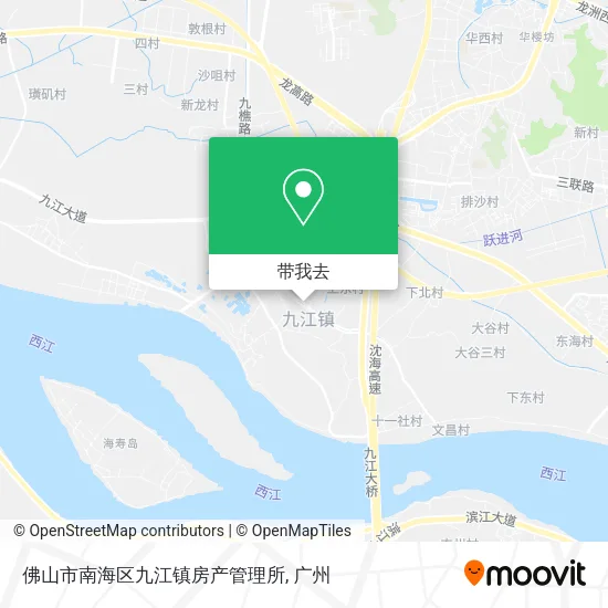 佛山市南海区九江镇房产管理所地图