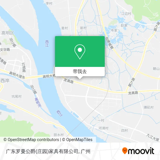 广东罗曼公爵(庄园)家具有限公司地图