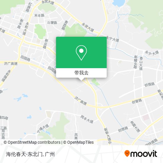 海伦春天-东北门地图