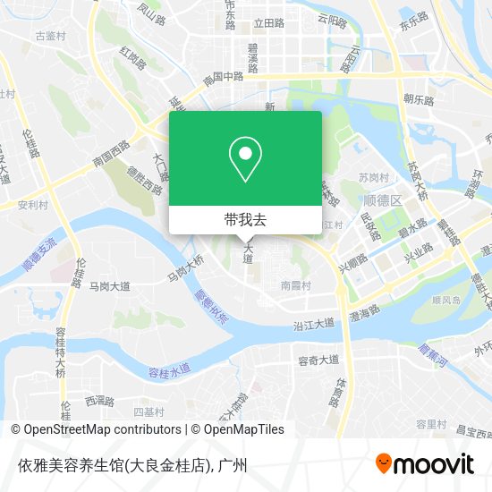 依雅美容养生馆(大良金桂店)地图
