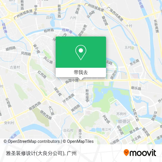 雅圣装修设计(大良分公司)地图