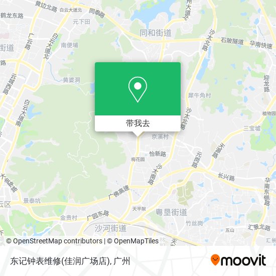 东记钟表维修(佳润广场店)地图