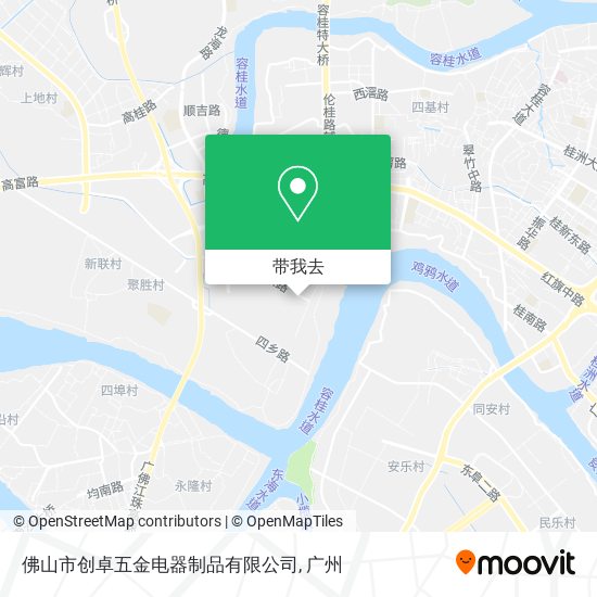佛山市创卓五金电器制品有限公司地图