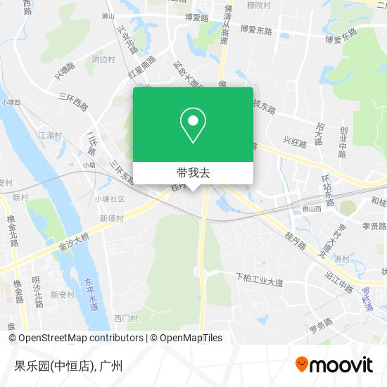 果乐园(中恒店)地图