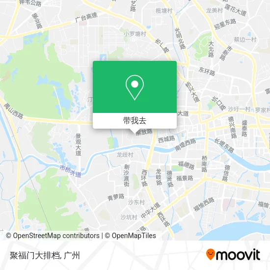 聚福门大排档地图