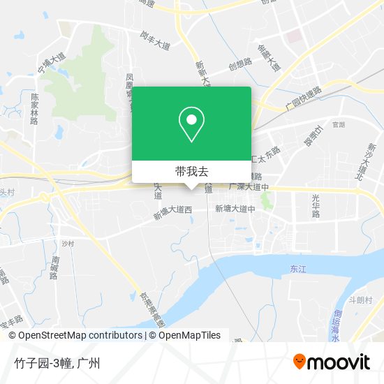 竹子园-3幢地图