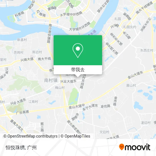 恒悦珠绣地图