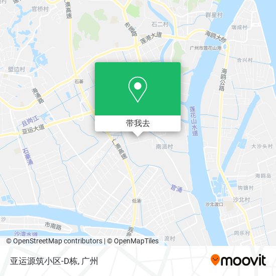 亚运源筑小区-D栋地图