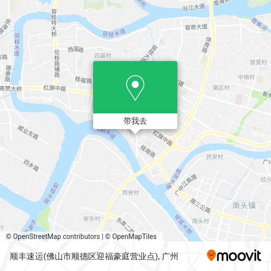 顺丰速运(佛山市顺德区迎福豪庭营业点)地图