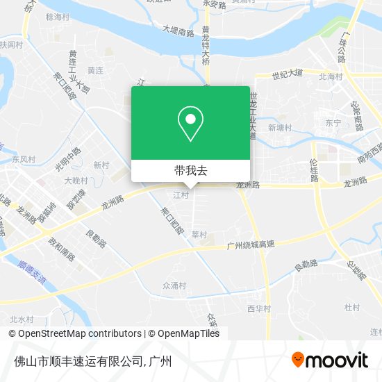 佛山市顺丰速运有限公司地图