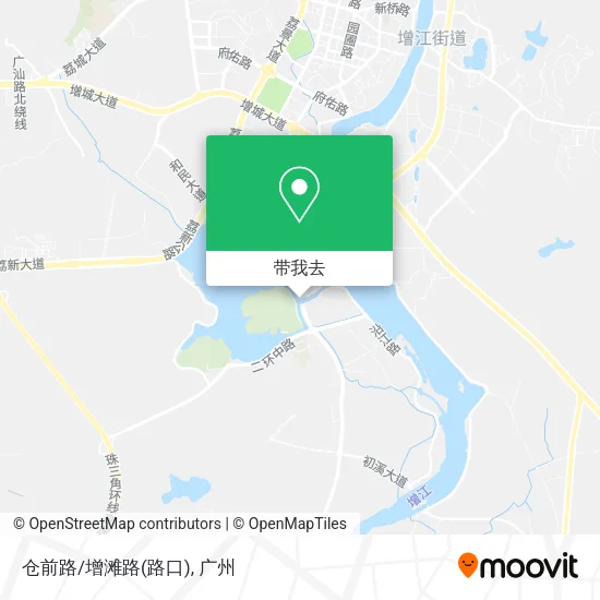 仓前路/增滩路(路口)地图