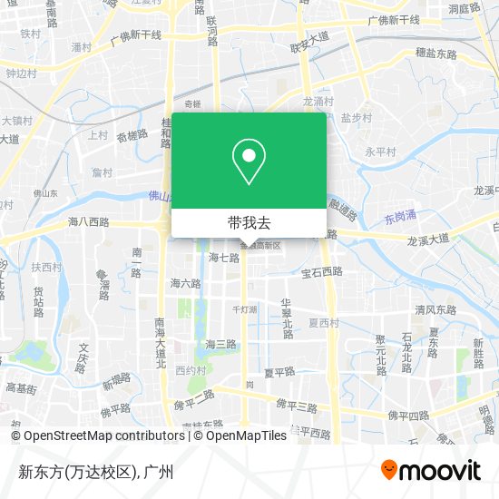 新东方(万达校区)地图