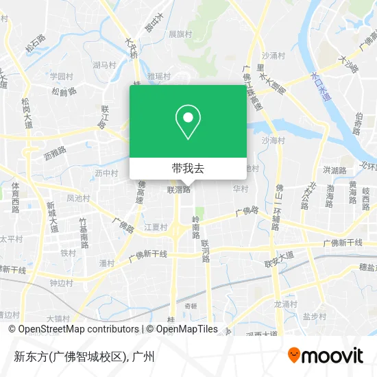 新东方(广佛智城校区)地图