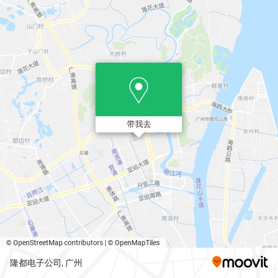 隆都电子公司地图