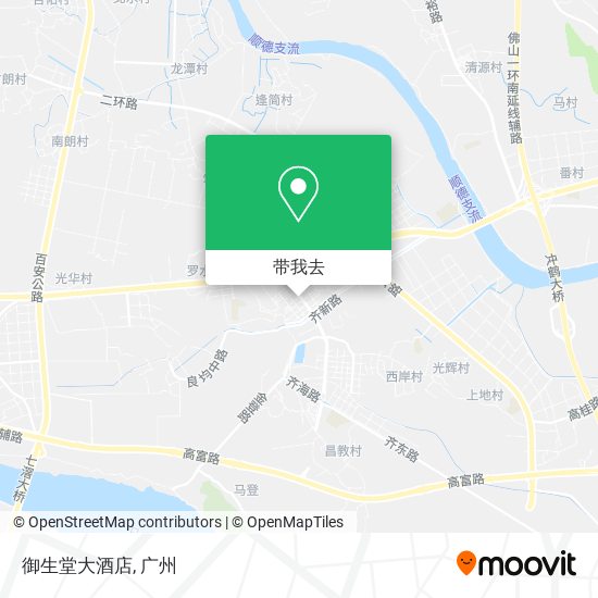 御生堂大酒店地图