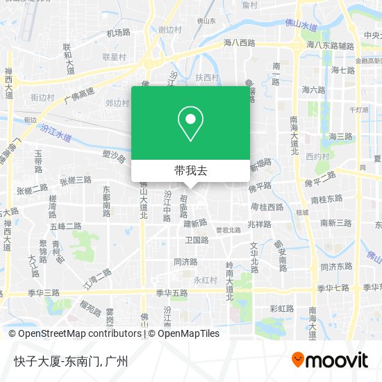 快子大厦-东南门地图