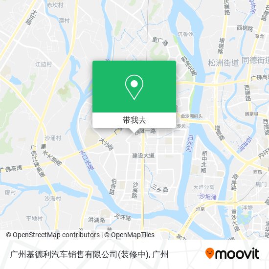 广州基德利汽车销售有限公司(装修中)地图
