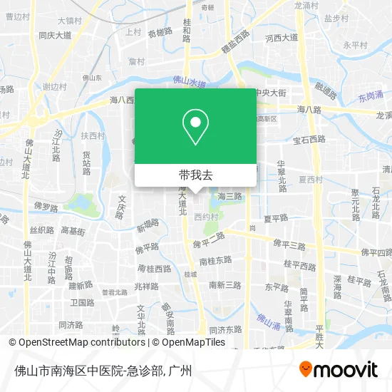 佛山市南海区中医院-急诊部地图