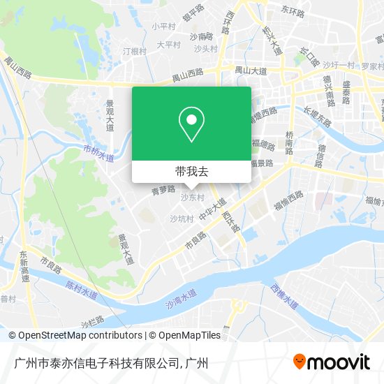 广州巿泰亦信电子科技有限公司地图