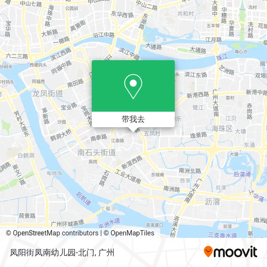 凤阳街凤南幼儿园-北门地图