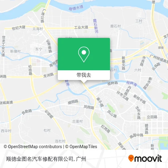 顺德金图名汽车修配有限公司地图