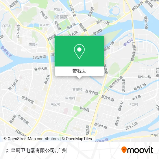 灶皇厨卫电器有限公司地图