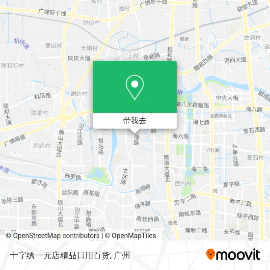 十字绣一元店精品日用百货地图