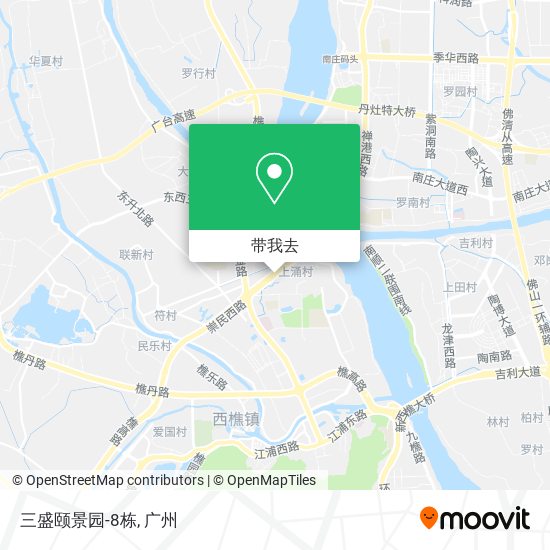三盛颐景园-8栋地图
