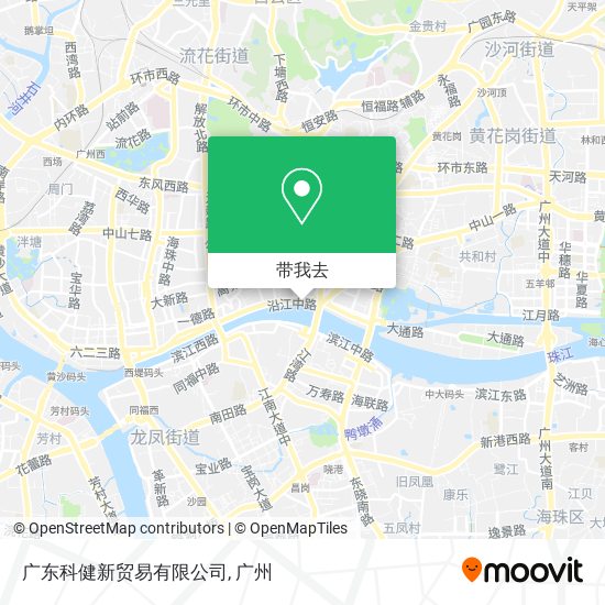 广东科健新贸易有限公司地图