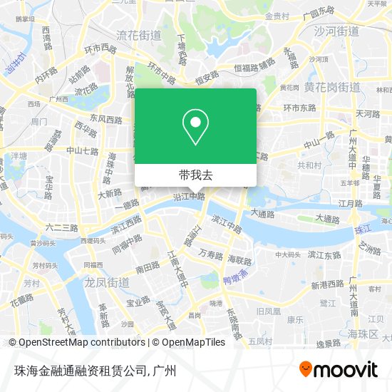 珠海金融通融资租赁公司地图